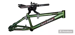 2000 Haro Dave Mirra 540 Air Y2K Green Old Mid School 20” BMXFrame & 4130 Fork - Picture 1 of 12