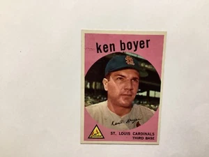 1959 Topps KEN BOYER #325 St. Louis Cardinals VG - Picture 1 of 2