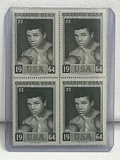 1964 Slania Stamps World Champion Boxers 4 Stamp Block Muhammad Ali