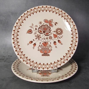 Jamestown - Johnson Bros., Old Granite - Two 10" Dinner Plates - Picture 1 of 5