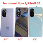 Do Huawei Nova 9 / Nova 9 Pro / Nova 9 SE Obudowa Szklana bateria Tylna pokrywa drzwi