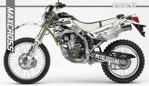 KAWASAKI KLX250 SR/D-Tracker 2005/2004 - 2007 MAXCROSS GRAPHICS KIT DECAL MMLS1 - Picture 1 of 2