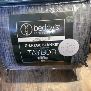 Beddys Luxe Line XL Blanket TAYLOR 60x98 NEW - Picture 1 of 5