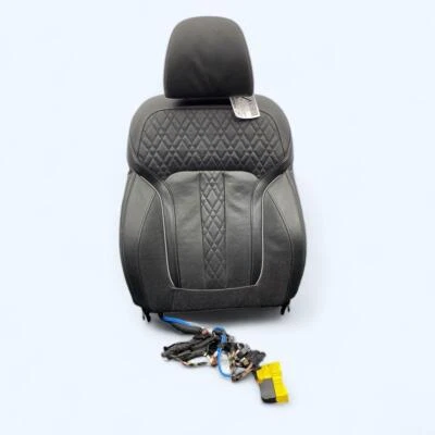 2018 - 2020 BMW M550i G30 OEM RIGHT FRONT UPPER SEAT BACKREST W/ HEAT & COOLED - Imagem 1 de 4