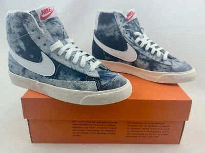 Nike Blazer Mid '77 Denim Blanco Vela Tenis DV2182-900 Para Mujer Talla Nuevo en Caja Foto 1 de 4