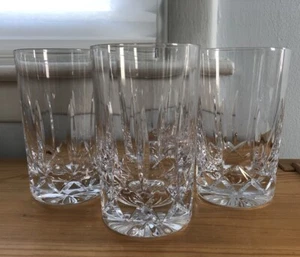 Set Of (4) Atlantis Crystal Highball Drinking Glasses MIGUEL - Picture 1 of 16