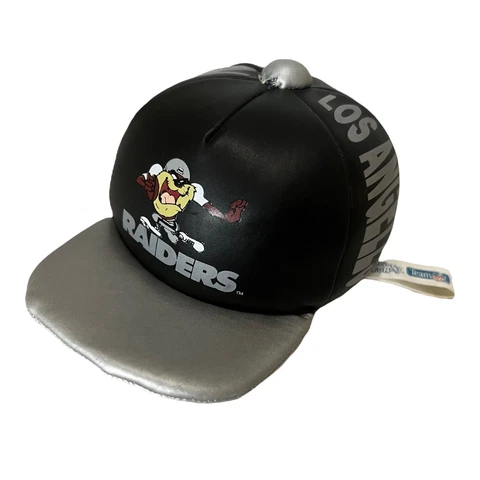 Looney Tunes Team NFL Raiders 1993 Taz PLUSH Hat *Missing Suction Cup* Cling Cover