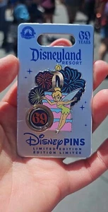 Disneyland 69th Birthday Anniversary Celebration Tinkerbell Pin - Picture 1 of 1