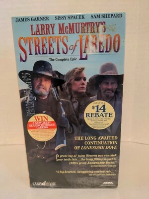 Streets of Laredo The Complete Epic 2-Tape Set VHS 1996 - Image 1 of 4