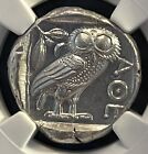 Athena/Owl. Attica Athens Tetradrachm Ngc Mint State! Incredible History!