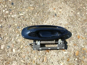 SAAB 93 9-3 NSR LH Passenger Rear Door Exterior Handle Black ref E9 - Picture 1 of 2
