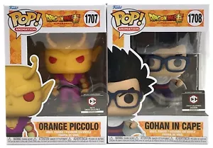 Funko Pop! Cáliz DBS Orange Piccolo #1707 y Gohan en Cabo #1708 coleccionables - Imagen 1 de 5