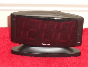 EUC SHARP Home LED Digital Alarm Clock - Picture 1 of 12