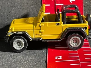 Tomy Tomica No. 18 Jeep Wrangler Open Roll Bar Yellow in VG/F condition - Picture 1 of 8