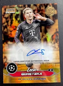 Topps Stadium Club Chrome - Leon Goretzka #CA-LG /25 Auto Members Only - Bayern - Bild 1 von 6