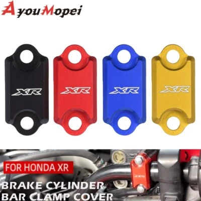 CNC Brake Master Cylinder Clamp Cover For HONDA XR650L/650R/600R XR400 Motard - Image 1 of 4