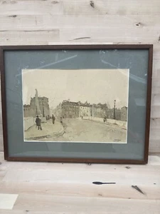 Rene Kuder Aquarell Kunst französischer Künstler 40er Jahre - Bild 1 von 6