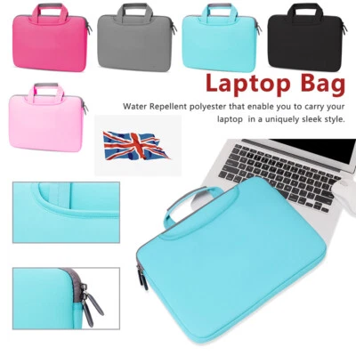 For HP 11"12"13"15.4"15.6" inch WaterProof Plain Soft Slim Handbag Laptop Bag - Image 1 of 4