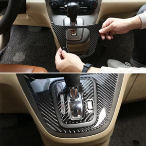 Carbon Fiber Center Control Gear Shift Panel Frame Trim For Honda CR-V 2007-2011 - Bild 1 von 8