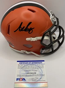 Andrew Berry Signed Autographed Cleveland Browns Mini Helmet PSA/DNA COA - Picture 1 of 1