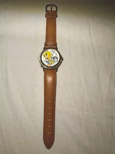 Vintage Armitron 1998 Looney Tunes Mel Blanc Voice Watch Tweety Bird - Picture 1 of 12