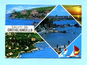 CARTOLINA - LIVORNO - SALUTI da CASTIGLIONCELLO - Picture 1 of 1