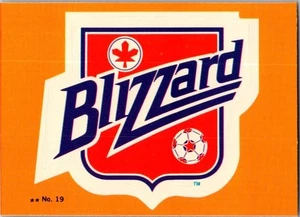1979 Topps NASL #19 Toronto Blizzard Logo Sticker and Puzzle Piece - Free Ship - Picture 1 of 2