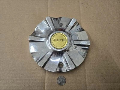 Limited Aftermarket Wheel Rim Chrome Plastic 6 7/8" Center Cap Hub Cover 011 RWD - Image 1 of 3