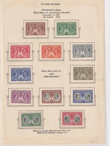 CAYMAN ISLANDS # 69-90 Falz postfrisch Vertiefung gedruckt Jubiläumsausgabe - Bild 1 von 2