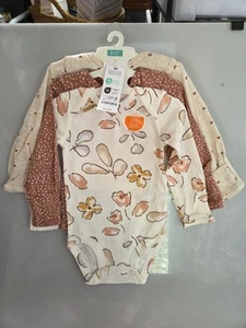 Carter's Just One You Baby Girls' Size 18 Months 3pk Long Sleeve Bodysuit - Picture 1 of 1