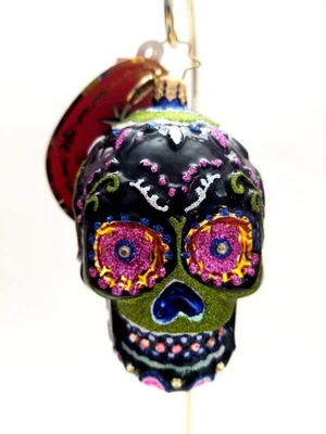 Christopher Radko - Drop Dead Gorgeous Gem #1019180 Day Of The Dead Skull  - Image 1 of 4