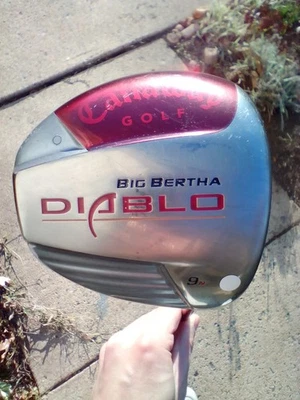 Callaway Big Bertha Diablo 9° N Driver Aldila Rip'd Stiff Flex Graphite RH 45" - Image 1 of 4