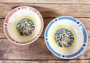 Vintage Set 2 St James Hankook koreanische Keramik 12" Kaiserpalast Servierschalen - Bild 1 von 15