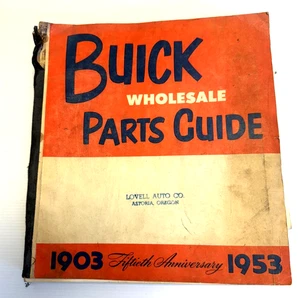 Buick Venta al por mayor Guía de piezas Edición 50 Aniversario Cubiertas 1942-1953 OEM - Imagen 1 de 8