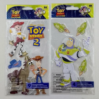 EKSuccess Jolee’s Boutique Toy Story Dimensional Stickers Buzz Lightyear Woody - Image 1 of 3