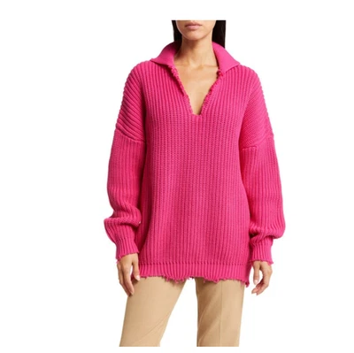 Suéter Simon Miller Kree Rosa Envejecido 100% Algodón Funky Fucsia Talla L Nuevo con Etiquetas Foto 1 de 4