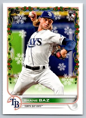 2022 Topps Holiday - Shane Baz #HW41 (RC) - Image 1 of 2