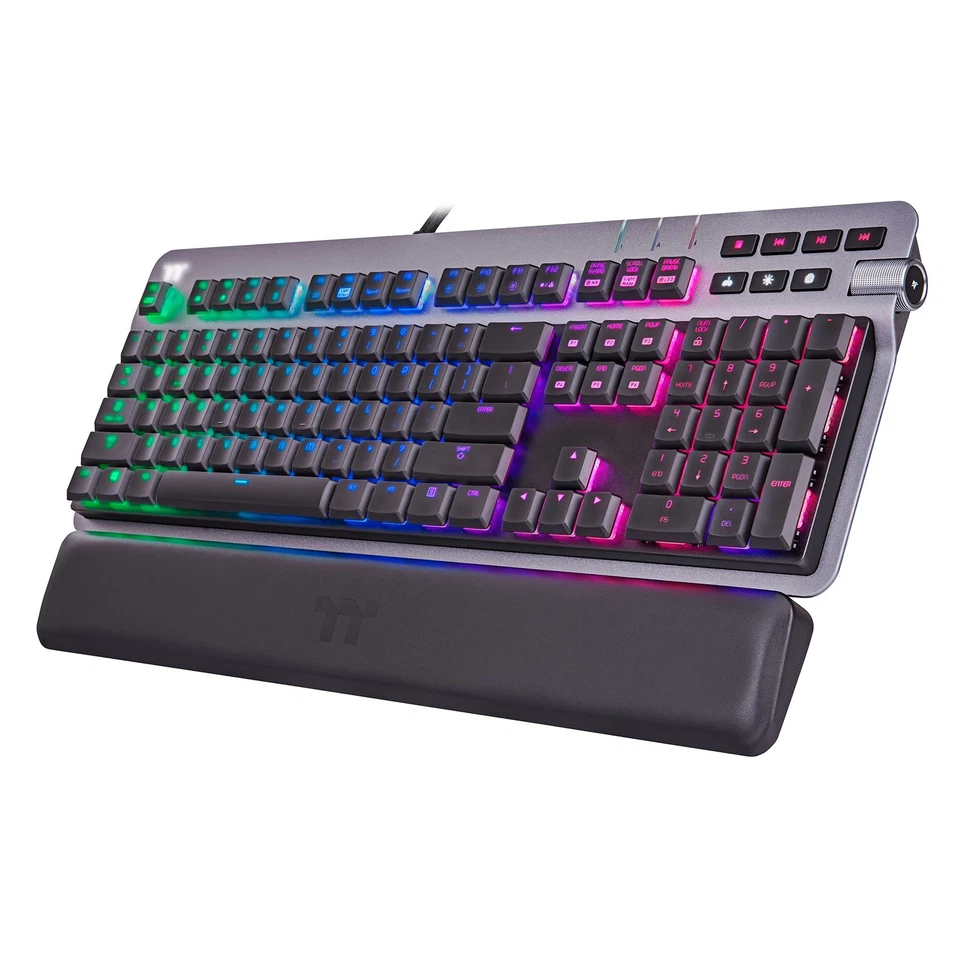 Argent K6 RGB Low Profile Mechanical Gaming Keyboard, Cherry MX Speed Silver,... - Image 1 of 4