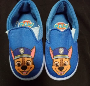 Toddler PAW PATROL Chase SLIPPERS Navy Blue size 3-6 Y - Picture 1 of 4