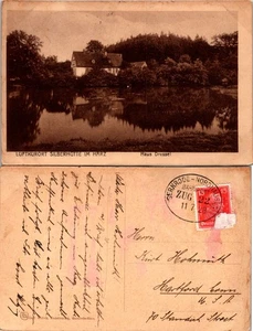 Postal Silverbury Lake Haus Dresden Alemania escena del lago - Imagen 1 de 1
