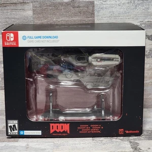 Doom Anthology Collector's Edition Steel Book BFG Nintendo Switch New Sealed  - Picture 1 of 13