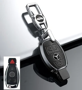 Leather Protection Key Fob Case Cover Shell for Mercedes Benz GLC CLS C E S Vito - Picture 1 of 3