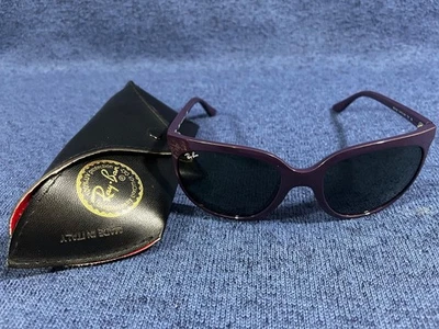 Gafas de sol para mujer Ray-Ban - RB4126 Cats 1000 737 3N - púrpura oscuro con estuche ITALIA Foto 1 de 4