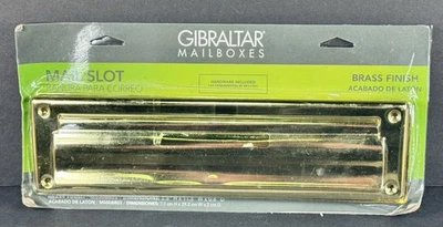 Gibraltar Mailboxes Brass Mail Slot MSK000B Hardware Included - Image 1 of 4