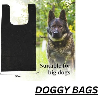 SHOPFORPOUND Dogs Poo Bag With Tie Handles Doggy Waste Pickup Bag (12 X 50 )600 Bags