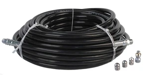 Sewer Jetter Hose 4000 PSI & 4 Thruster Flusher Degreaser Spinner Nozzles - Picture 1 of 12