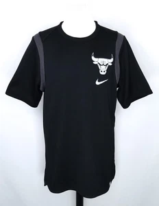 CHICAGO BULLS NBA NIKE BALLER TEE - WARM UP SHOOTING SHIRT  TRAINING BASKETBALL - Picture 1 of 15