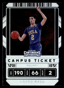Tarjeta de boleto de campus Lonzo Ball 2020 Contenders Draft Picks #46 UCLA - Imagen 1 de 2