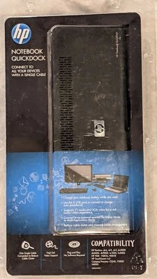 HP Notebook QuickDock HSTNN-WX05 Laptop Docking Station - Image 1 of 2