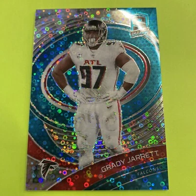 2021 Panini Spectra - Neon Blue Prizm #4 Grady Jarrett /60 - Image 1 of 4